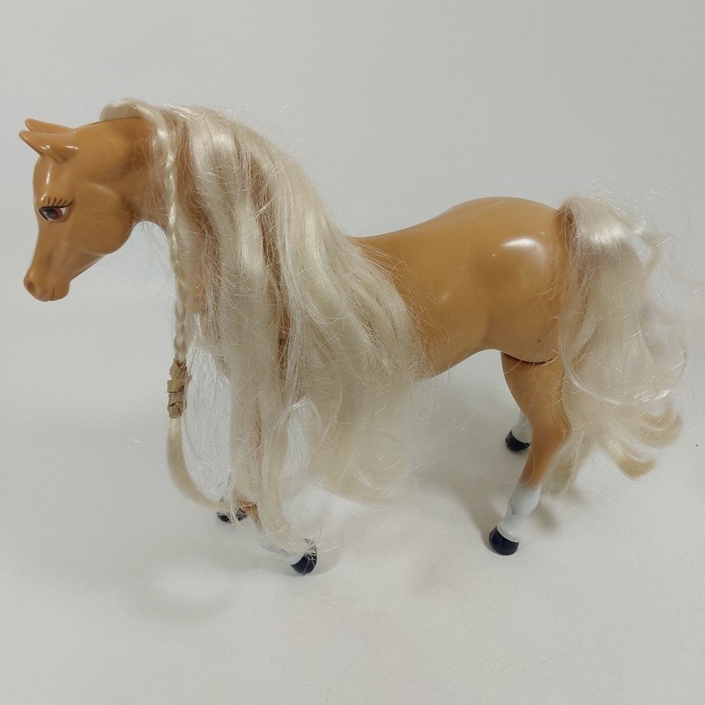 Barbie Vintage High Stepper Horse 1993 Tan &‎ White Walking WORKS No accesories - Picture 2 of 6
